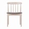 Emma and Oliver Charlize Set of 2 Solid Wood Dining Chairs with Spindle Backrests and Vinyl Seats